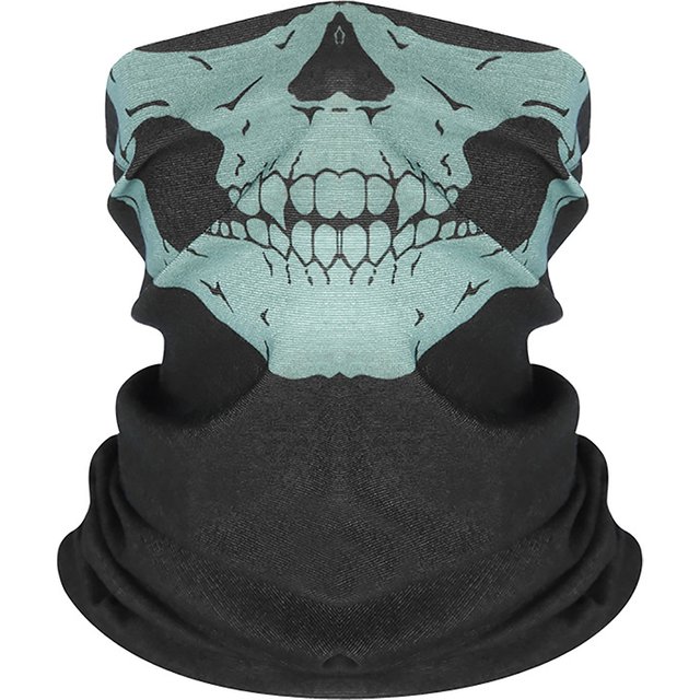Motorcycle Headgear Cap Men Balaclava Multi-function Skull Face Mask Bicycle Mask Shield Sunscreen Halloween Mask