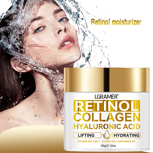 Retinol Face Cream Moisturizing Wrinkle Remover Collagen Hyaluronic Acid Creams Skin Care Cosmetic for women&Men