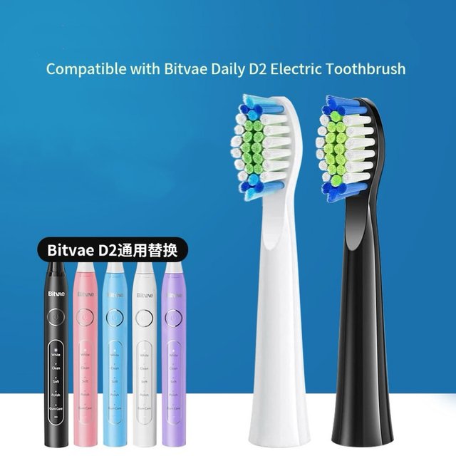 Compatible with Bitvae D2 Electric Toothbrush Replacement Heads, for Bitvae D2 Electric Toothbrush,4/8/16pcs