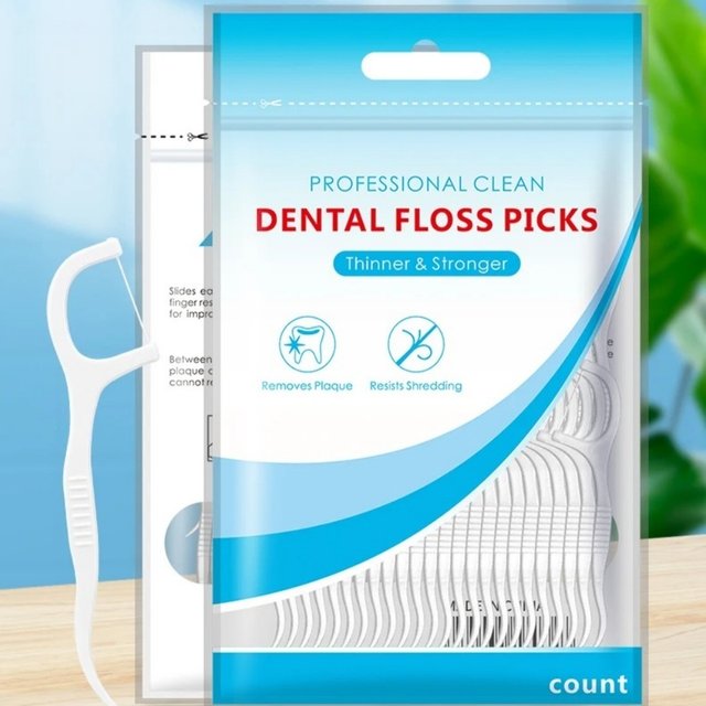 50/150/300/600Pcs Ultra Fine Disposable Toothpicks Portable Oral Care Floss Sticks Deep Teeth Cleaning Home Travel Cleaning Tool