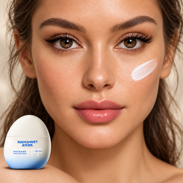 ROCKSWEET Face Sun Cream, Lightweight Facial Sunscreen Lotion, Soft Matte Finish, Non Greasy, No White Cast, Quick Drying, Easy to Blend, Daily Sun Protection for Face and Neck, Suitable Under Makeup,