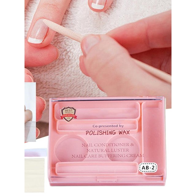 Nail Polishing Wax Tool Kit Manicure Set Powder Nail Kit Strengthener Professional Versatile Polishing Tools For Health Pedicure
