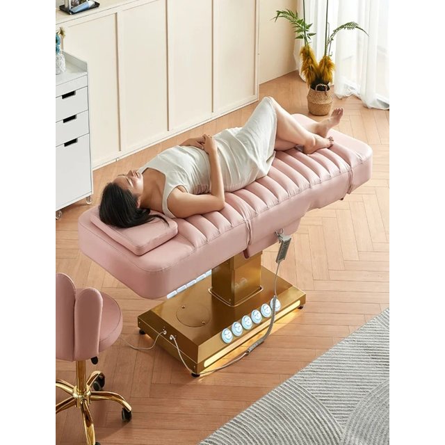 Salon Cosmetic Extension Facial spa chair electric massage Beauty Bed-C8