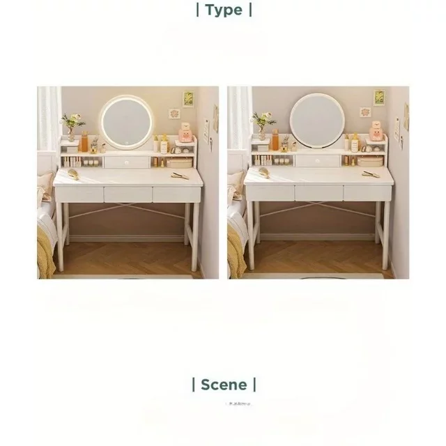 Dresser Bedroom Simple Modern Small Apartment Makeup Table Makeup Table Dressing Table Small 2025 Light Luxury New