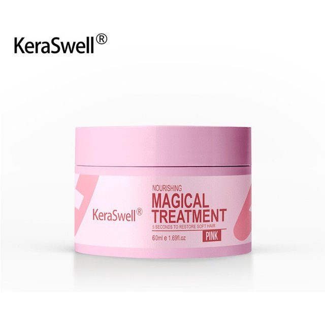 Magical Keratin Hair Mask 5 Seconds Repair Damaged Frizzy Hair Soft Smooth Shiny Deep Moisturizing Nourishing Hair Care