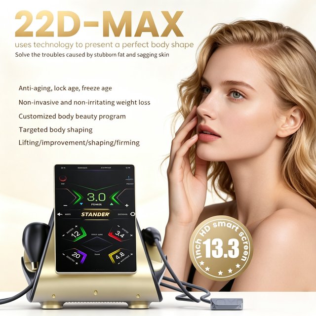 The Latest Professional 22D MAX HIFU Beauty Device is Used for Facial Firming Slimming and Fat Reduction