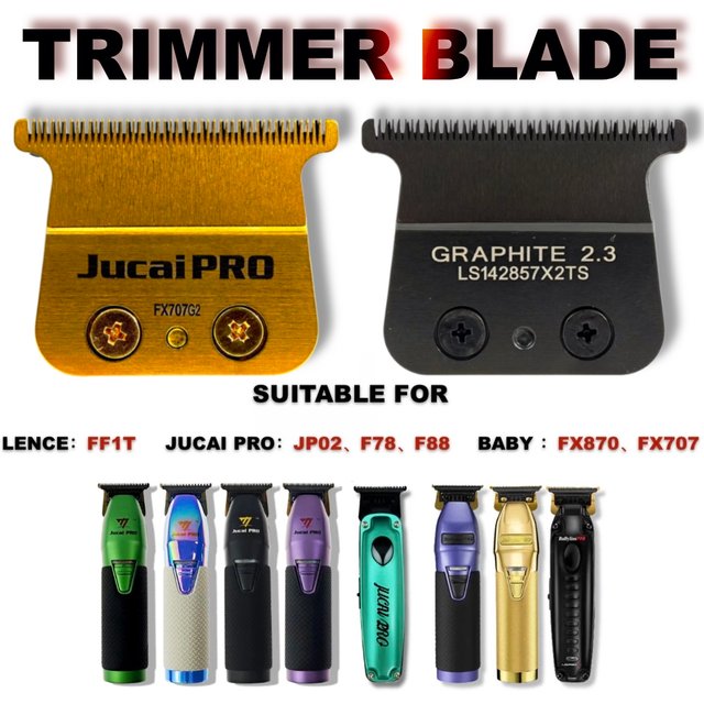 Original Replacement Blade FF1T Trimmer F7878 Blade Carbon Steel Graphene Coated Blade Professional Hair Clipper Spare Blade