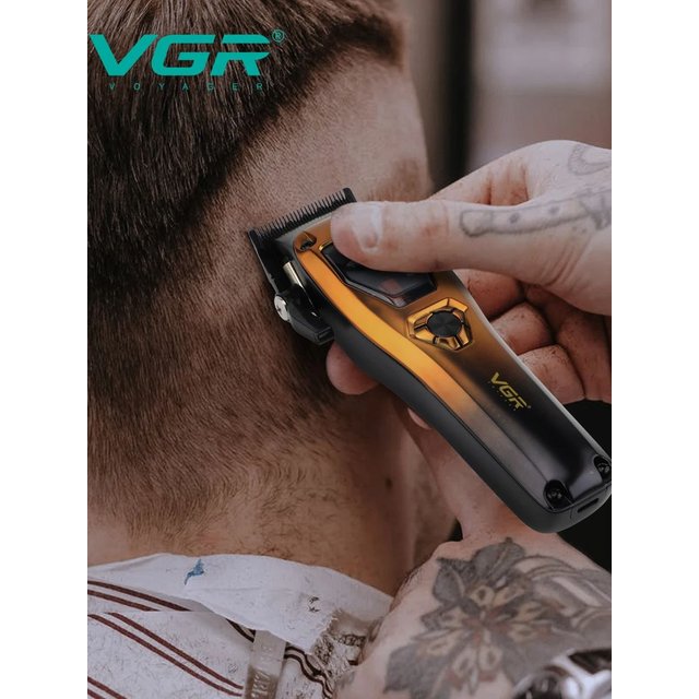 VGR Hair Trimmers Professional Vector Motor Haircut Machine 11000 RPM Hair Clipper Adjustable Barber Hair Trimmer for men V-668