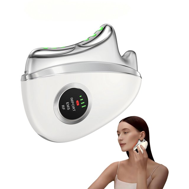 Masseur facial et corporel électrique amélioré, outil Gua Sha, microcourant, massage par grattage, appareil de resserrement de la peau pour le soin complet du corps
