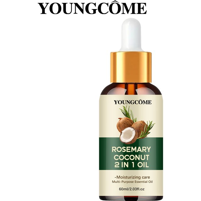 Rosemary Oil Hair Essential Coconut Oil Improve Hair Loss And Nourishes Strengthen Hair Roots Scalp Treatment Hair Care