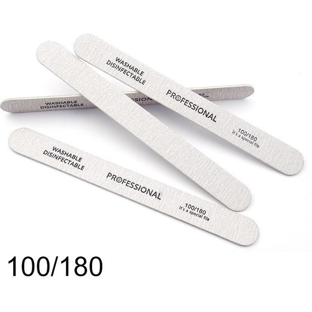 10/25/50Pcs Nail File 100/180/240 Wooden Sanding Buffer Block Pedicure Manicure UV Gel Nail Polish Pro Files Artificial tips
