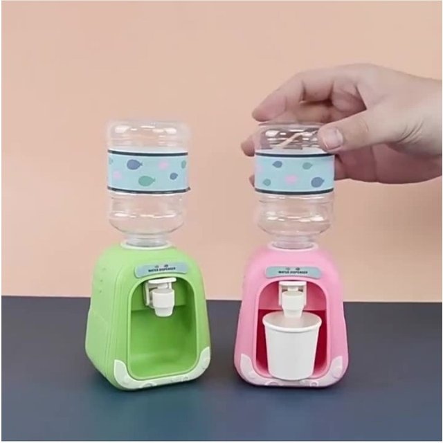 1pc Creative Mini Water Dispenser Shaped Plastic Lotion Bottle, Easy Pump For Makeup Removal, Decorative Bathroom Accessory