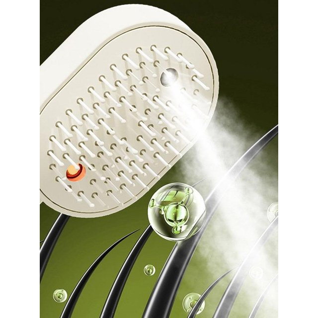 New Electric Hair Care Spray Massage Comb Anti-static Self-cleaning Hairbrush Scalp Massager Gifts