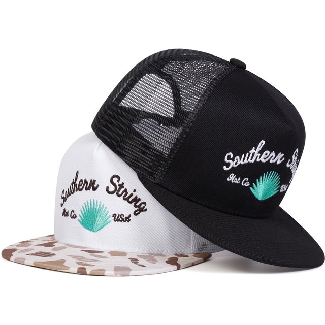 Unisex SOUTHERN STRING Embroidery Hip-hop Net Hats Spring Summer Outdoor Adjustable Casual Baseball Caps Sunscreen Hat Cap