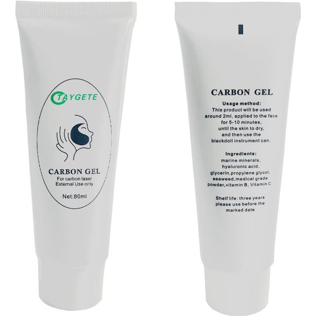 80ML Carbon Peel Cream Gel for Skin Rejuvenation Black Doll,Facial Skin Deep Cleaning with Carbon Gel Nano Activated Carbon