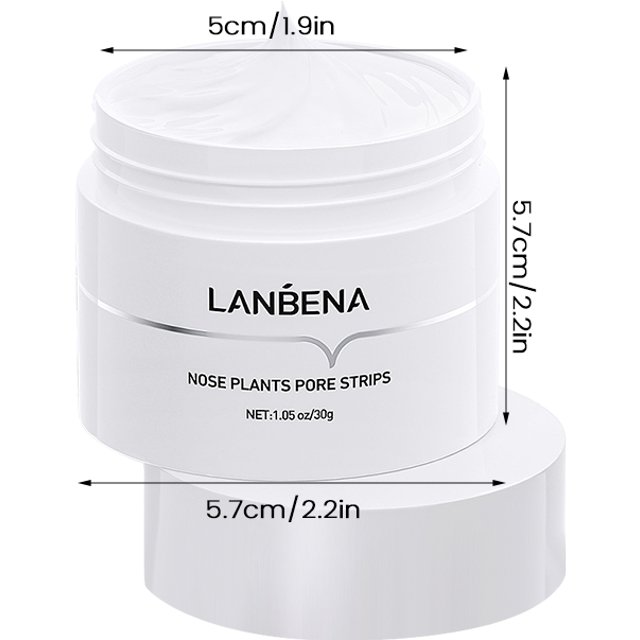 LANBENA Nose Blackhead Remove Mask Pore Strip Peeling Mask Deep Cleansing Black Dot Remover Acne Patch Skin Care Peel Mask