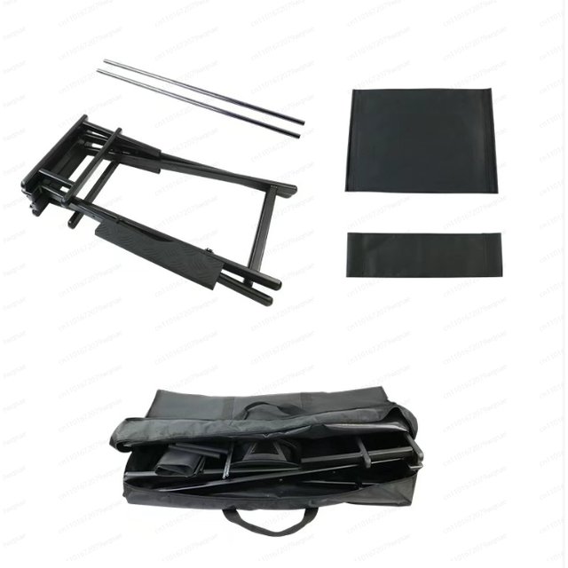 Outdoor Folding Chair Director Makeup Chair Leisure High Chairs Bar Seat Portable Aluminum Alloy Home Camping Beach Travel