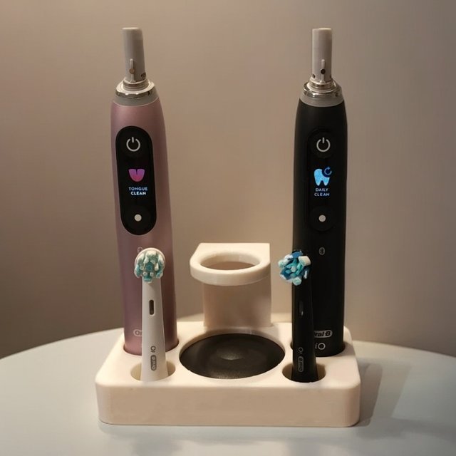 Stick On Wall Mount Toothbrush Holder for Oral B IO Circular Charger Series Electric Brush