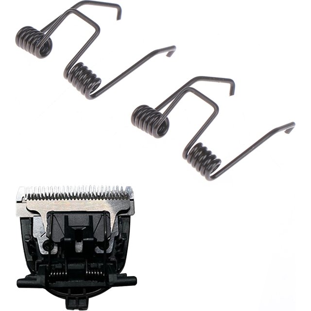 2Pcs Universal Electric Hair Clipper Replacement Spring Stainless Steel Double Torsion Spring Barber Spring Electric Pusher