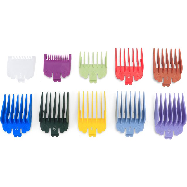 Different Sizes Hair Clipper Guards Barber Accessories Professional Trimmer Attachment Limit Combs Replacement Guards 10 Pcs Set