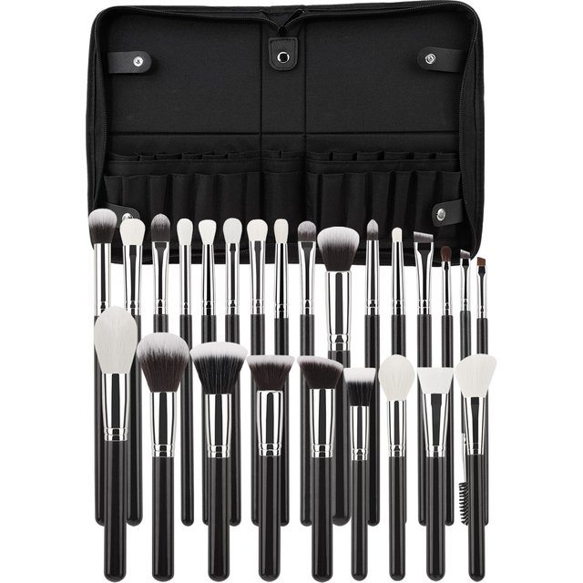 RANCAI 25Pcs Full Sets Of Makeup Brushes,Powder Foundation Make-up Brush,Suitable For Beginners And Professional Makeup Artists