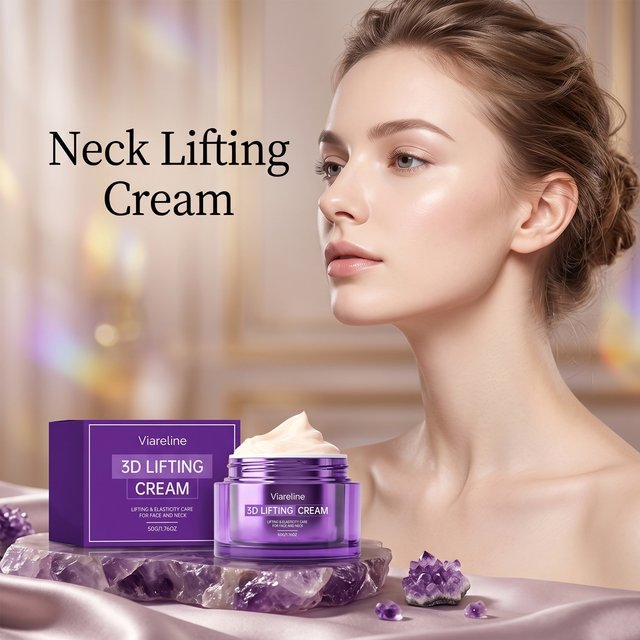 3D Lifting Cream for Face and Neck Firming Moisturizer Smoothing Fine Lines Hydrates Skin Boosts Elasticity Tightening Skin Care