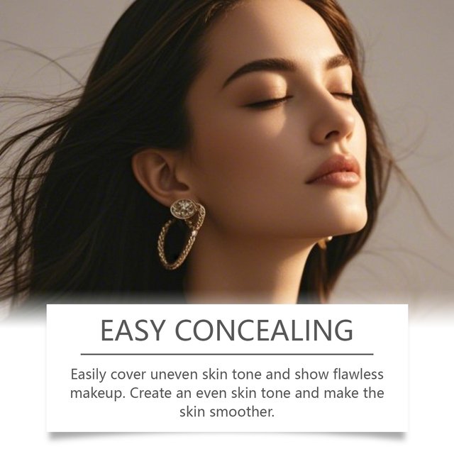 Color Changing Foundation Liquid Light And Natural Finish Waterproof Concealer Long-Wearing Matte Makeup Base Soft Makeup 30g