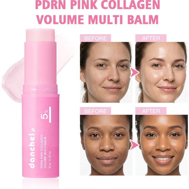 5% Volufiline Pink Plumping Cream Liposome PDRN Collagen Multi Peptides Hydrating Firm Facial Skin Care