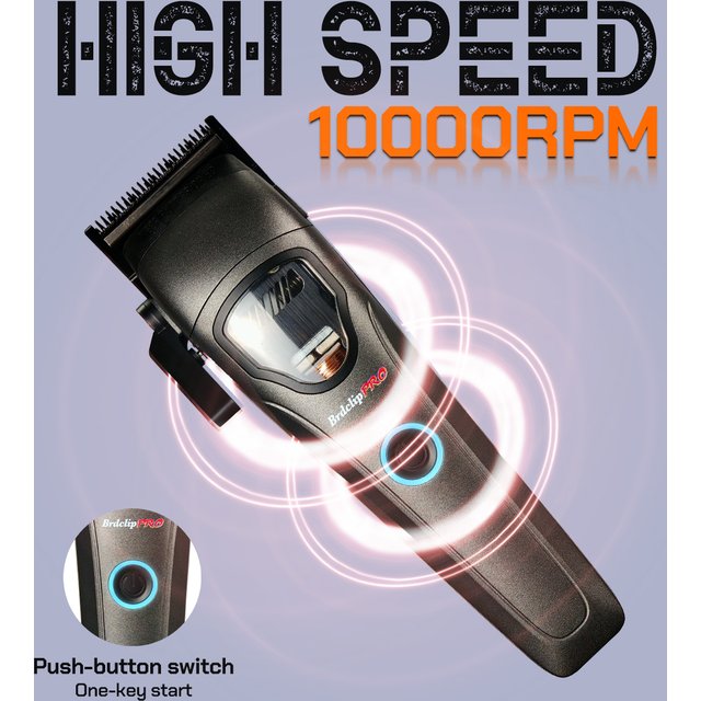 BRDCLIP BRD 633 Professional Men's Hair Clipper 10000RPM Magnetic Motor High Power Hair Cutting Machine Barber Trimmer