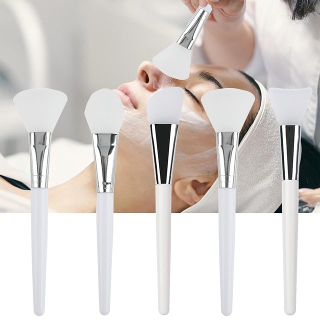 3/4PCS Silicone Face Mask Brush Application Tool Soft Silicone For Facial Mud Clay Mask Reusable Face Mask Spatula Beauty Tools