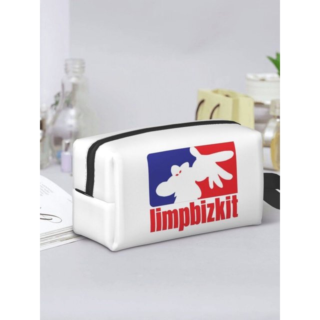 Limp Bizkit Makeup Bag Cosmetic Organizer Storage Dopp Kit Toiletry Cosmetic Bag for women Beauty Travel