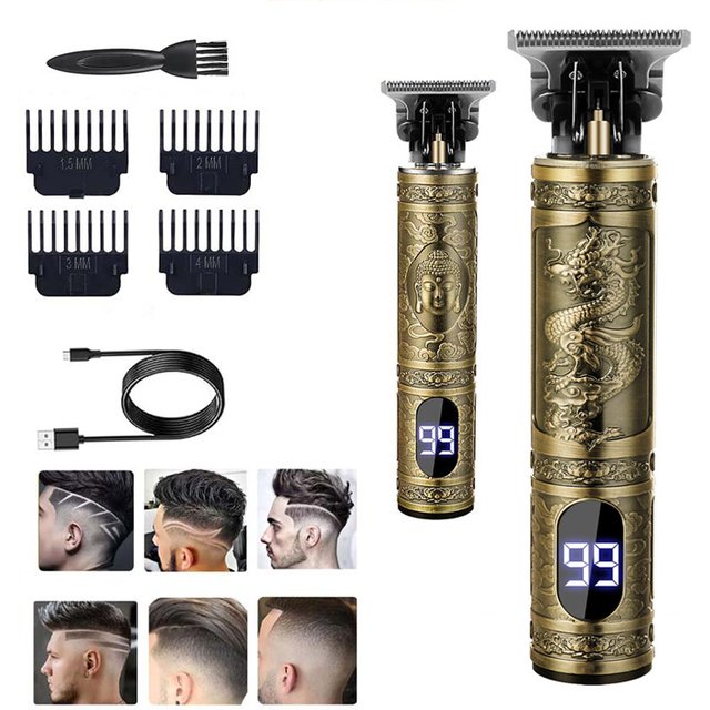 Electric Hair Cutting Machine Vintage T9 Clipper Hair Rechargeable Man Hair Clippers Shaver Trimmer for men Barber Professional