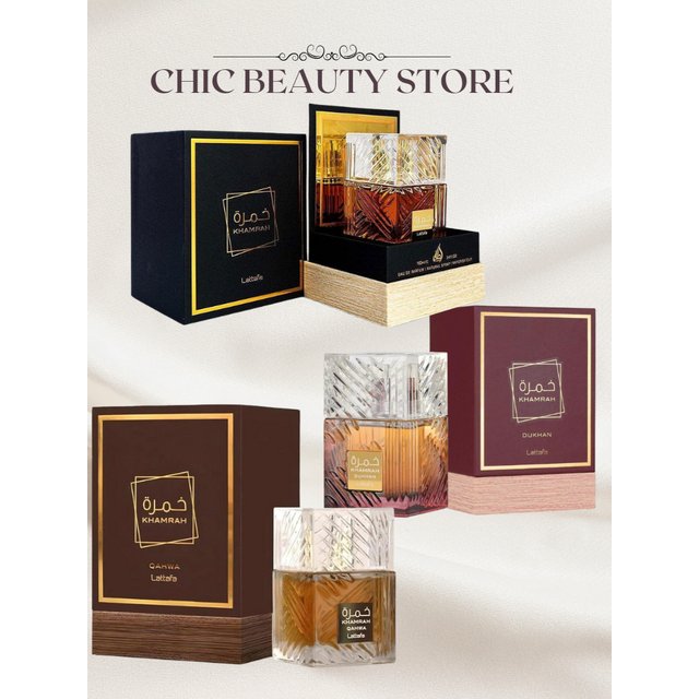 New Lattafa Khamrah Dukhan Parfum Luxury Arabia Perfume Flirting Unisex Original Woody Scent Fragrance Perfumes 100ml