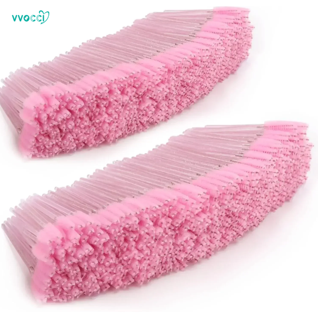 Disposable Mascara Wands Eyelash Brush 100/500/1000pcs Wholesale Eye Beauty ToolsLash Extension Colorful Spoolies for Eyebrow