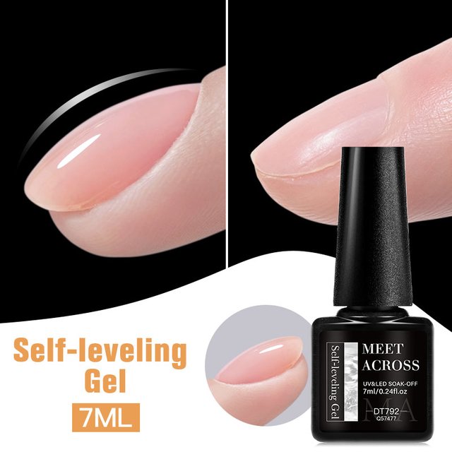 1/2pcs Self-leveling Gel Nail Polish Reinforcement Construction Gel Thick Base Gel Strong Multifunction Gel Varnish Soak Off DIY