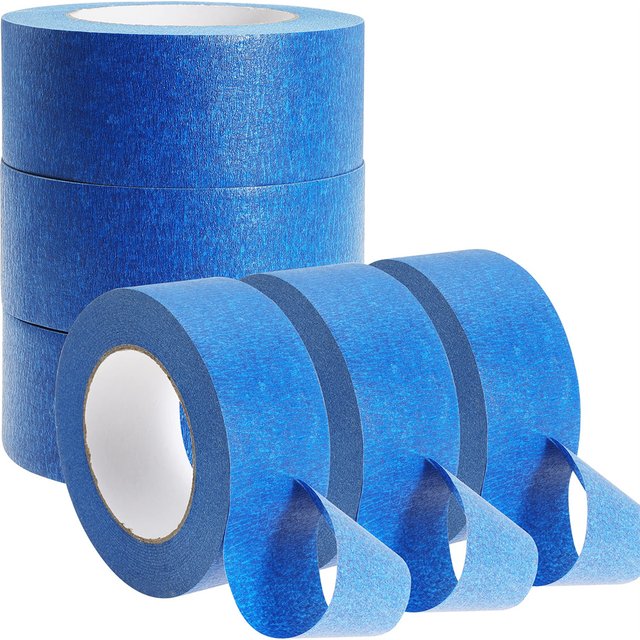 3 Roll/Set Paint Tape Multi-Surface Masking Easy Removal Paint Tape Security Wall Painting Crafts Art Construction Home 20m/Roll