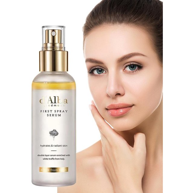 Facial Serum White Truffle Moisturizing Spray Melanin Correcting Glow Serum Fade Dark Spot Shrink Pores Brightening Skin Care