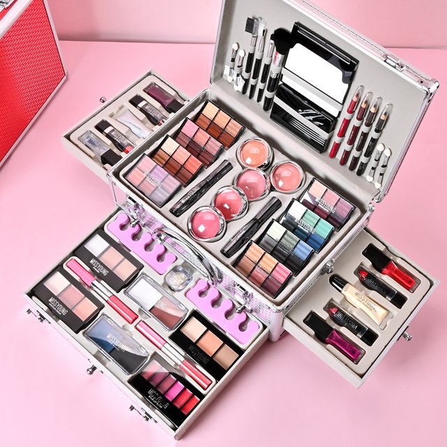 Professional Makeup Set Beauty Gift Including Eye Shadow Lipstick Mascara for Makeup Artists Cosmetics Set Combination Box