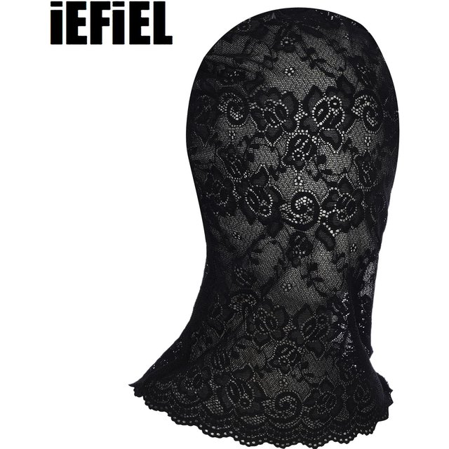 Masque en dentelle respirant pour femme, masque intégral, masque de fête de mascarade, masque en dentelle ajouré transparent, couvre-chef, accessoire de performance, masque de fête