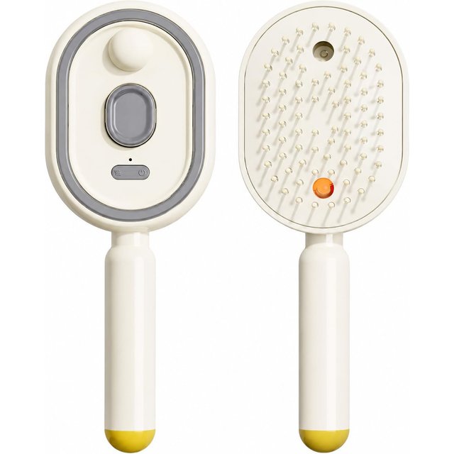 Electric Spray Air Cushions Massage Comb Cordless Rechargeable Hair Brush with Water Spray Detangling & Anti-Static Hair Brush