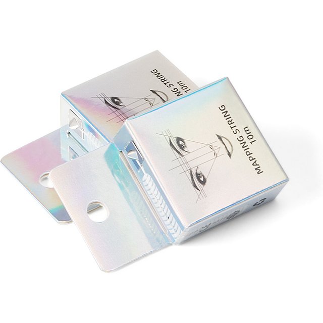 10m Microblading Mapping Pre-Ink String Black /White For Eyebrow Makeup Dyeing Line Semi Permanent Positioning Tool Colorful Box