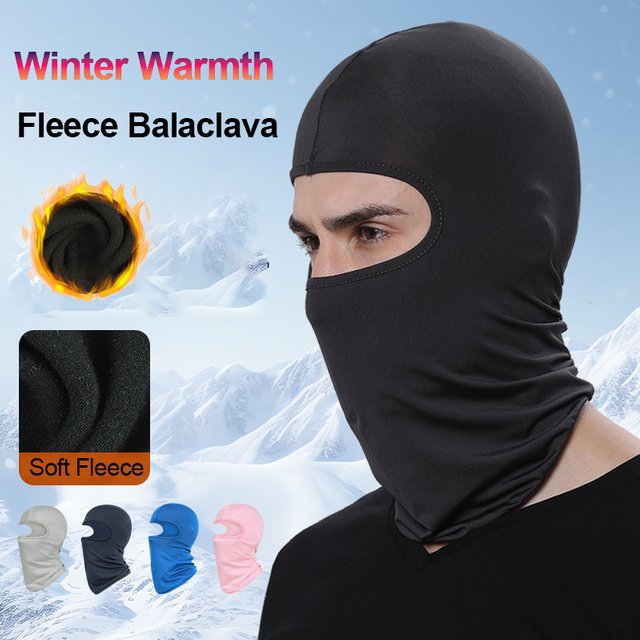 Winter Balaclava Cycling Unisex Thermal Full Face Cover Ski Fleece Stretchy Windproof Outdoor Hiking Snowboarding Warm Face Mask