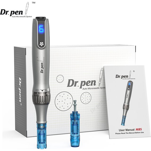 Wireless Dr Pen M8S Authentic Derma Pen Microneedling Needle With Cartridge Microneedling Pen Skin care Beauty Machine
