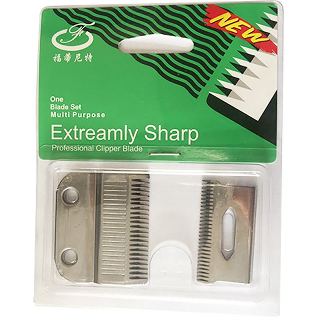 2pcs/set Professional Clippers Blades Replacement Precision 2 Holes Adjustable Hair Trimmer Parts Stainless Steel