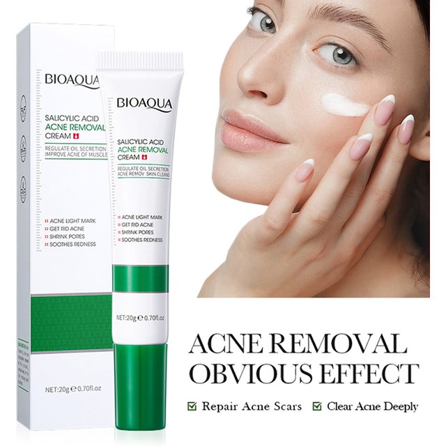 BIOAQUA Salicylic Acid Face Cream Acne Creams Mark Repair Firming Moisturizing Blackhead Remover skincare Facial Cream