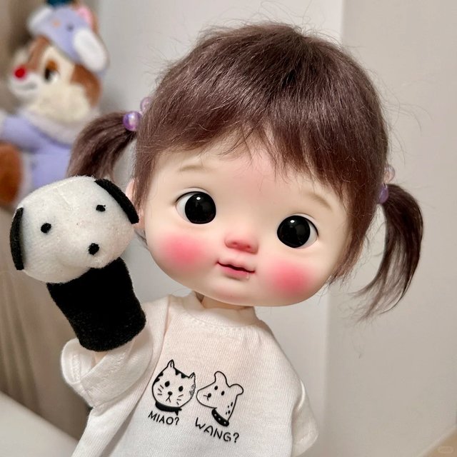 New SD BJD 1/6 Neng Girl Qbaby Big Head Resin Doll Fashion Doll Cute Spot Makeup Free Shipping
