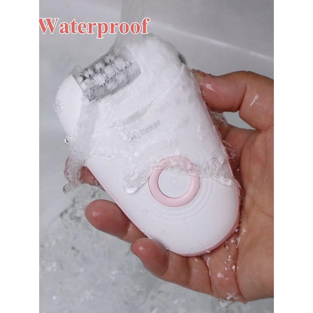 HATTEKER Shaver with 3 Interchangeable Blades Electric Epilator Callus Remover Electric Razor for Legs Arms Armpit and Bikini
