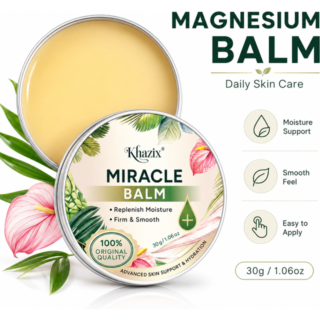 1pcs Magnesium Cream, Daily Knee & Joint Skin Care, Non-Greasy Moisturizing Balm for Adults, Home & Travel
