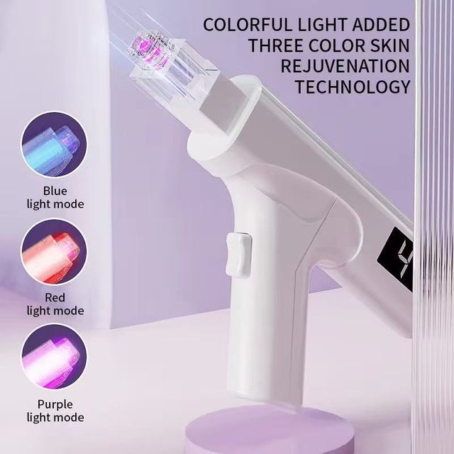 Multifunction Nano Water Light Gun Face Device Anti-aging Lifting Skin Red And Blue Dispel Removal Skin Care Beauty Equipment