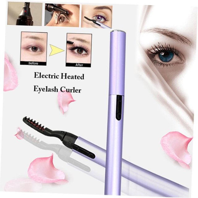 Electric Heated Eyelash Curler Pen Portable Eyelash Curler for Effortless Curls and Separation for Travel and Everyday Makeup